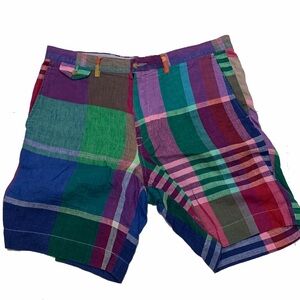 34 / Polo Ralph Lauren Colorful Plaid Men's Shorts
